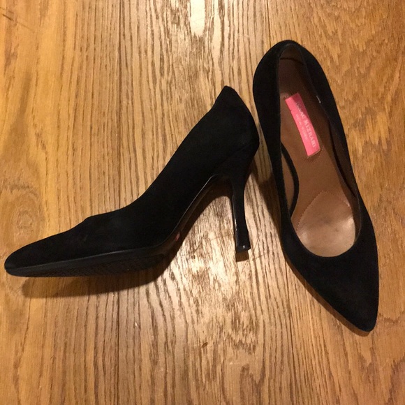 Isaac Mizrahi perfect black suede pump - Picture 2 of 7